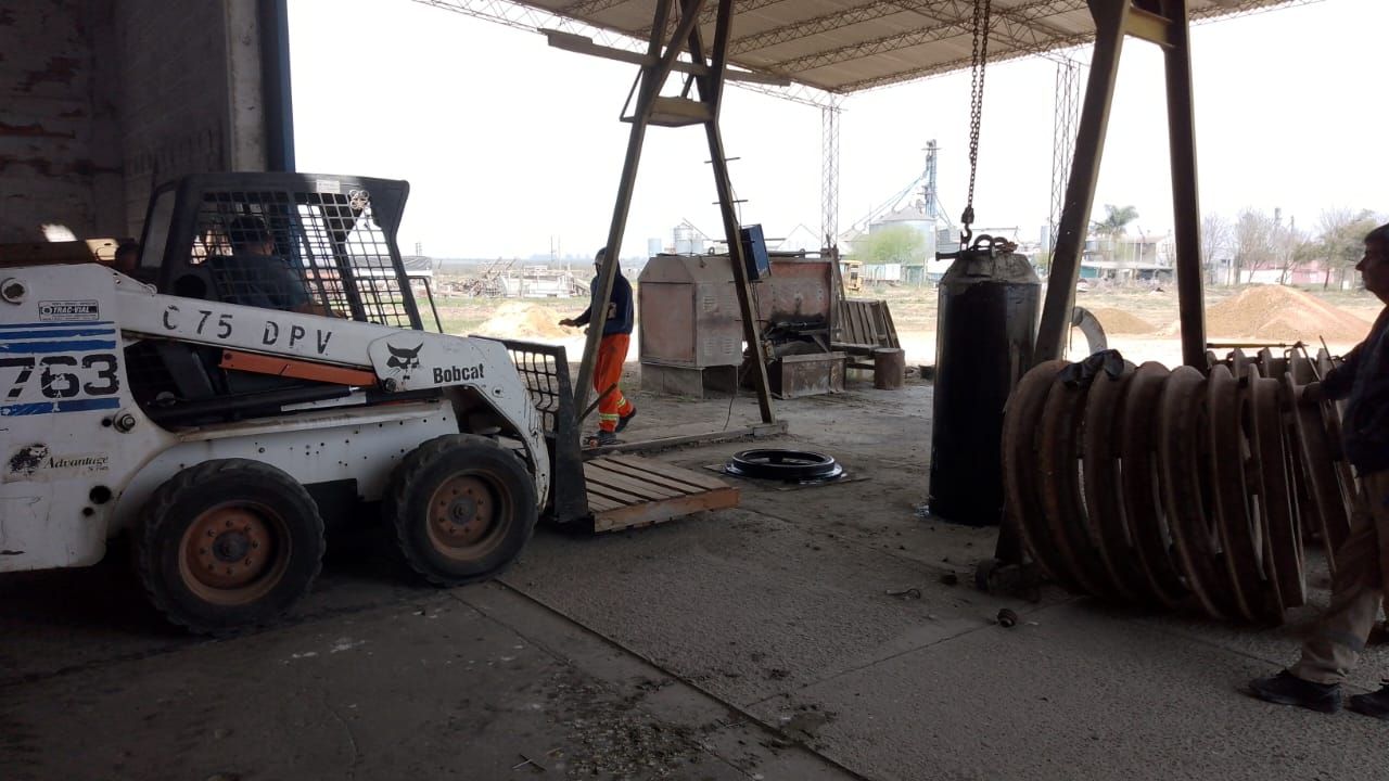 Vuelven a producirse tubos de cemento en la fábrica de la Zonal IV de Villaguay