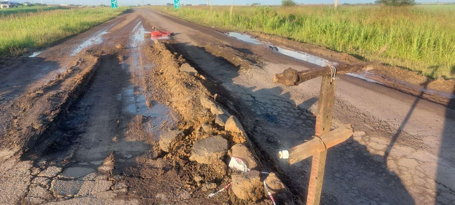 Ruta 18: reclamos por reparaciones en el tramo más dañado de Jubileo
