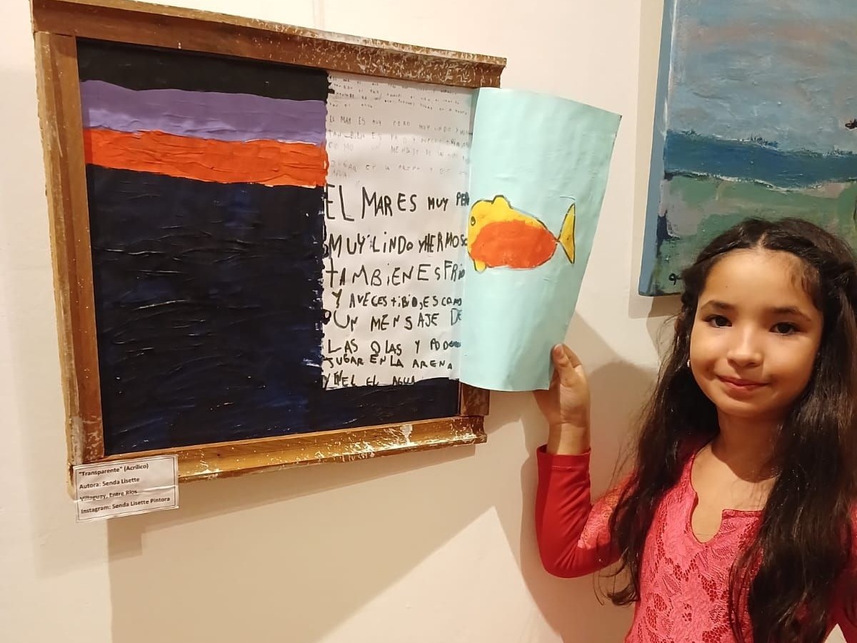 Senda Lisette, la artista más joven en "Viaje al
río nuestro"