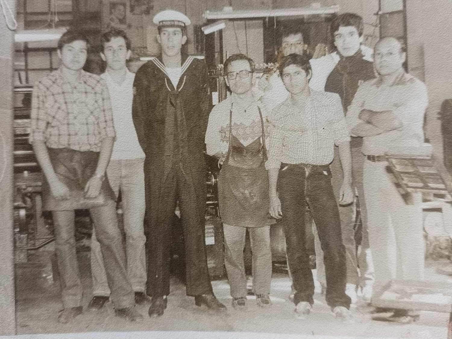 El marinero Fernando Jaime del Crucero General Belgrano, en “El Pueblo”