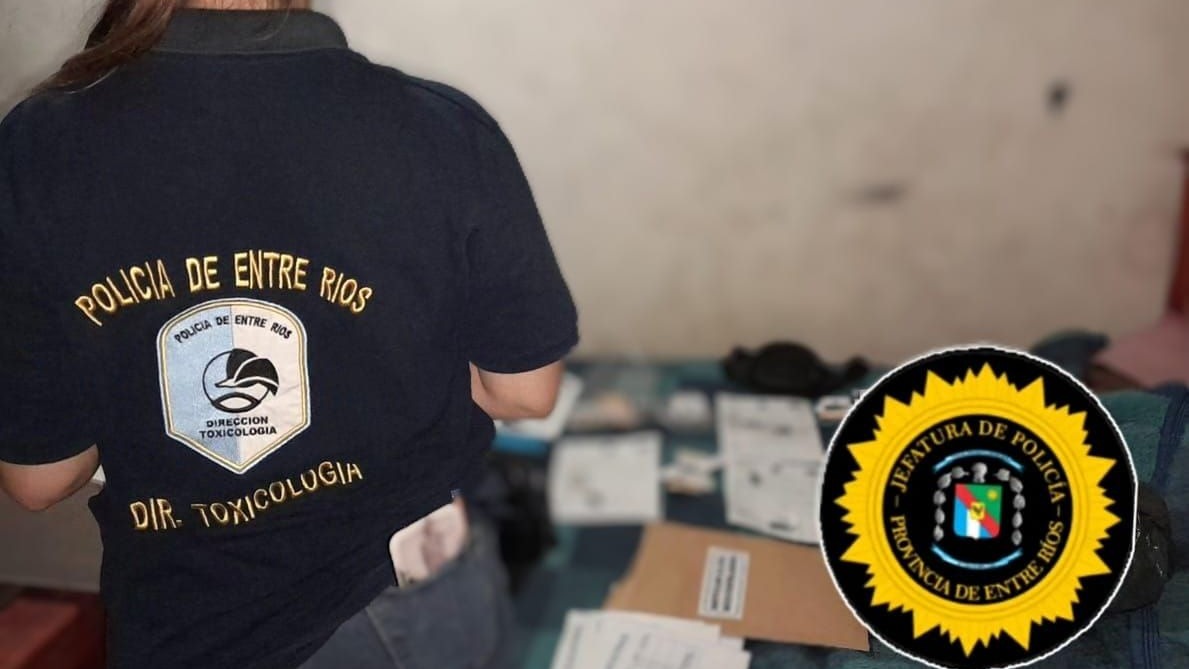 Toxicología secuestró drogas, dinero y un teléfono