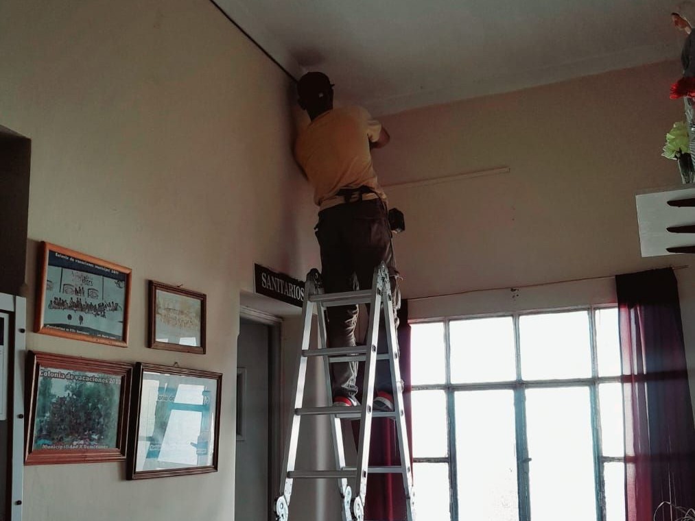 Villa Domínguez instala cámaras de seguridad para reforzar la protección