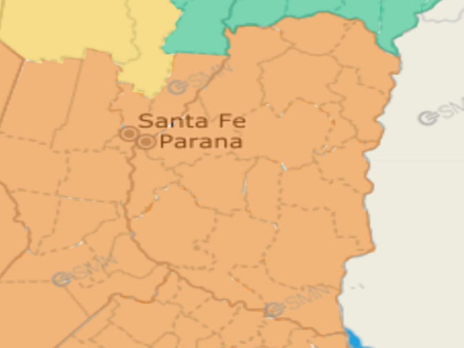 Alerta naranja por tormentas fuertes en la provincia
