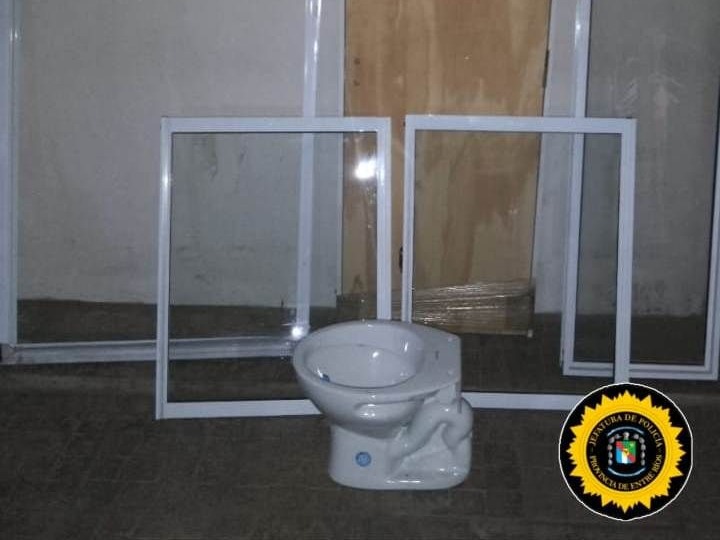 Investigan un robo en una obra en construcción
