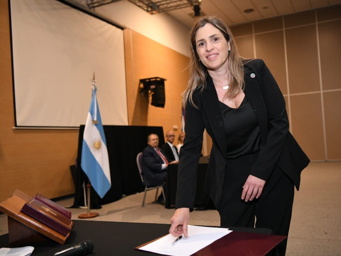 Juramento y asunción de Benedetti, que ya es jueza titular de Garantías