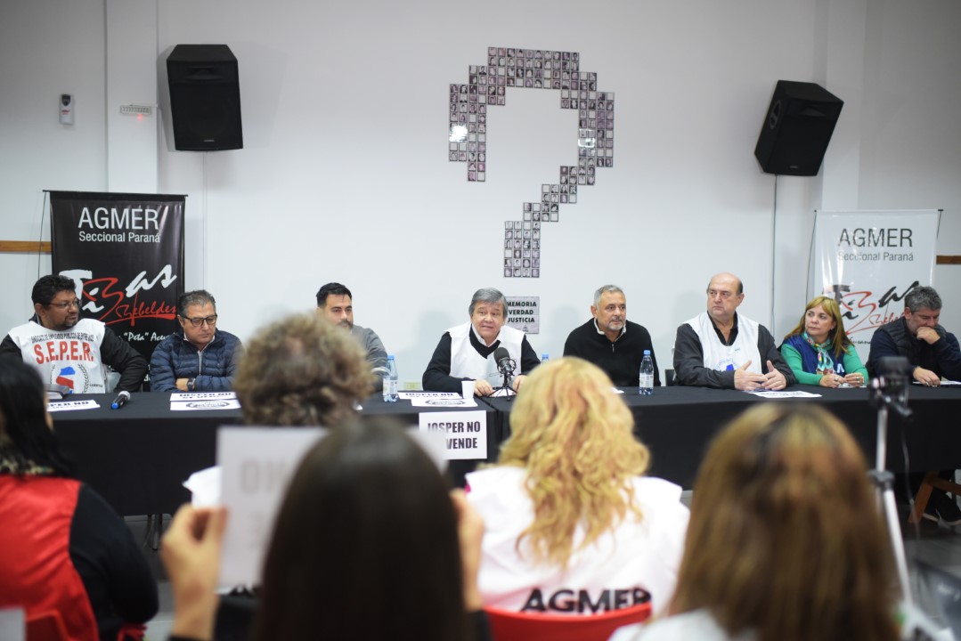 La Intersindical en Defensa del Iosper convocó a un paro y movilización para este miércoles