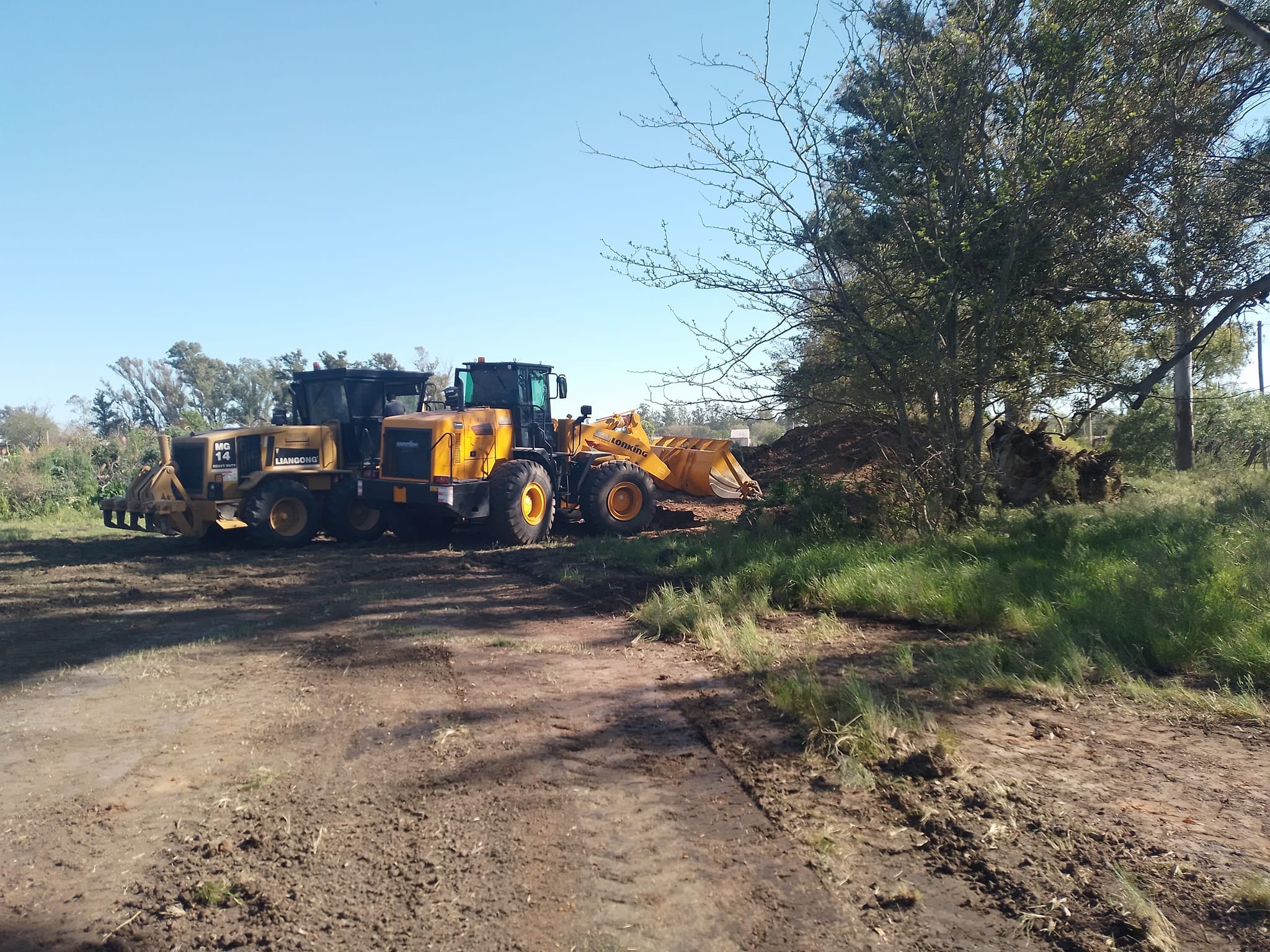 movimiento de suelos maquinas obras